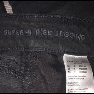 AE super high rise curvy jegging